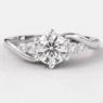 0.60ct Multi Stone Diamond Engagement Ring White Gold TR1013
