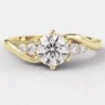 0.60ct Multi Stone Diamond Engagement Ring Yellow Gold TR1013