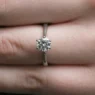 0.80ct Six Claw Diamond Ring Engagement Ring SR1007 on hand