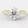 1.0ct Compass Style Diamond Engagement Ring Yellow Gold SR1059-1.0 - Made in Dublin, Ireland