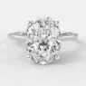 1.50ct Oval Cut Solitaire Diamond Ring in White Gold sr1016 Made in Dublin, Ireland
