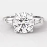 1.60ct Three Stone Diamond Engagement Ring White Gold TR1032