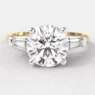1.60ct Three Stone Diamond Engagement Ring Yellow Gold TR1032