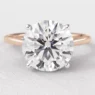 2.00ct Four Claw Tulip Solitaire Engagement Ring SR1001-8.0mm in rose gold Made in Dublin, Ireland