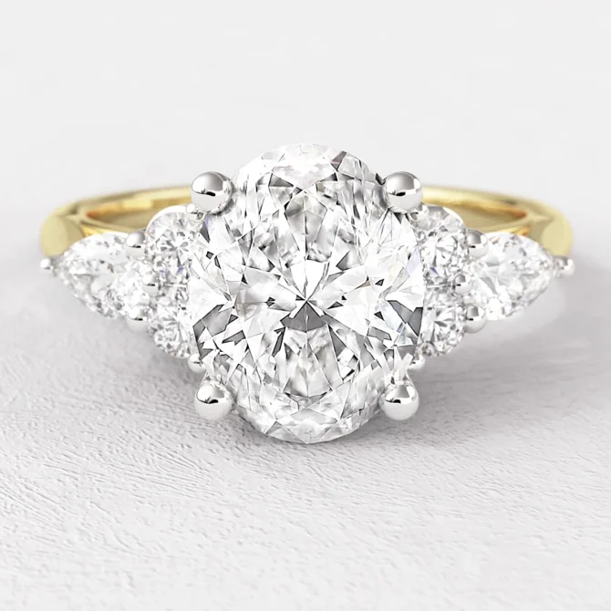 2.36ct 18k Yellow Gold Multi Stone Ring TR1008