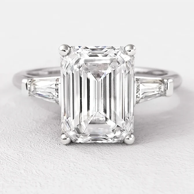 2.36ct Three Stone Diamond Engagement Ring White Gold TR1053