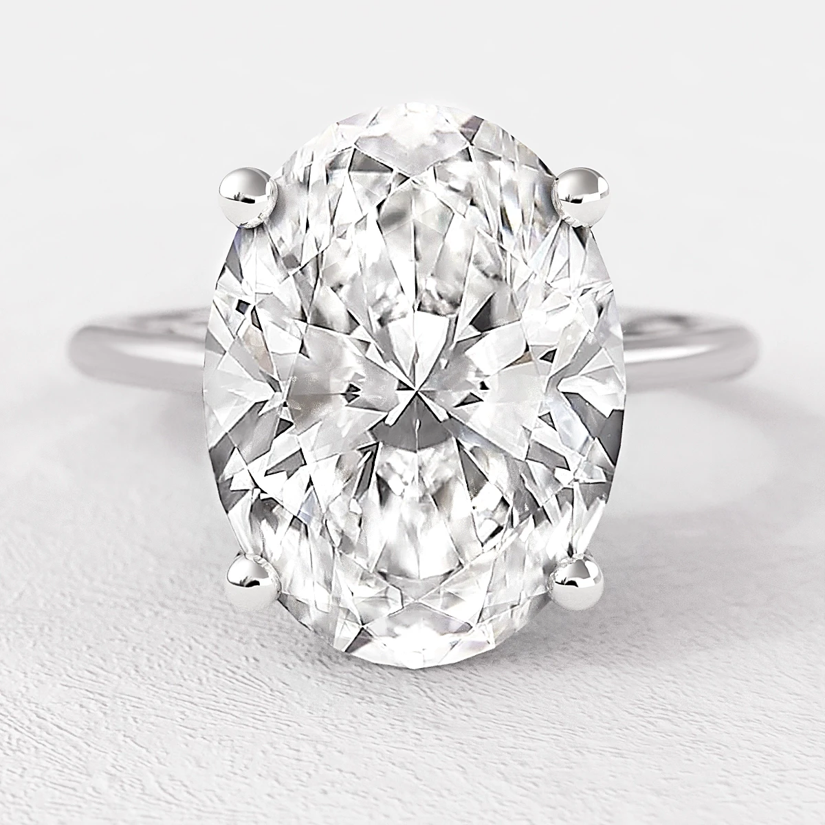 Oval Cut Solitaire Ring SR1016 Bespoke Diamonds Dublin