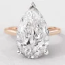 3.0ct Pear Cut Solitaire Engagement Ring SR1094 in rose gold