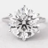 3.0ct Solitaire Diamond Engagement Ring 6 claw sr1025 – 9mm white gold Dublin Ireland