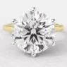 3.0ct Solitaire Diamond Engagement Ring 6 claw sr1025 – 9mm yellow gold Dublin Ireland