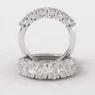6 stone diamond ring with oval cut diamonds total 1.80ct-SB10814 white gold