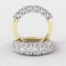 6 stone diamond ring with oval cut diamonds total 1.80ct-SB10814 yellow gold