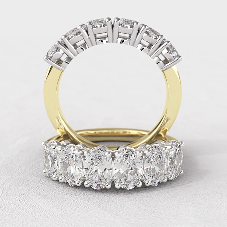 Oval Cut Six Stone Diamond Ring SB10814