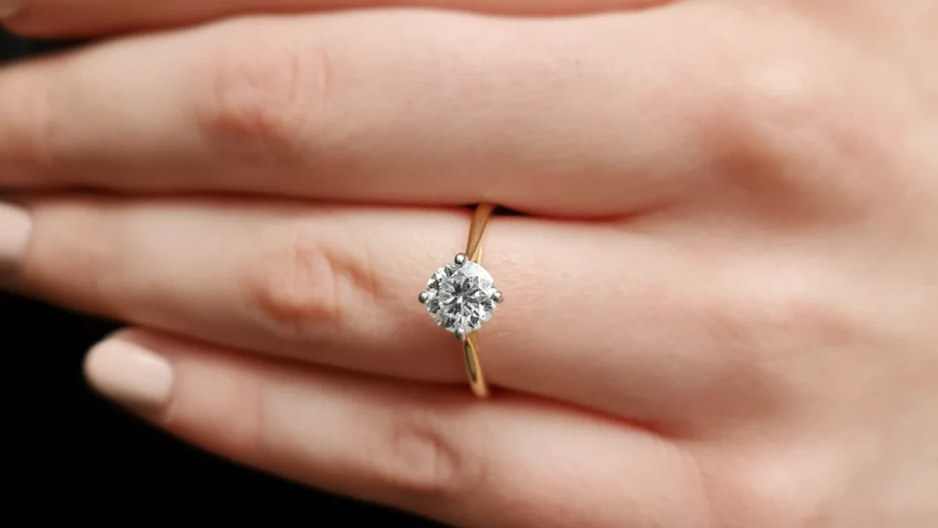 Compass Style Diamond Engagement Ring SR1059-1.0 on hand