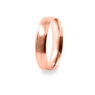 GWR2006 Gents Pattern Polished Centre Rose Gold Wedding Ring