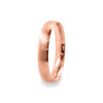 GWR2008 Gents Pattern Sides Polished Rose Gold Wedding Ring