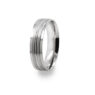 GWR2021 Gents Pattern Symmetrical Platinum Palladium Wedding Ring