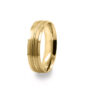GWR2021 Gents Pattern Symmetrical Yellow Gold Wedding Ring