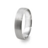 GWR2077 Gents Pattern Fullly Brushed Platinu Palladium Wedding Ring