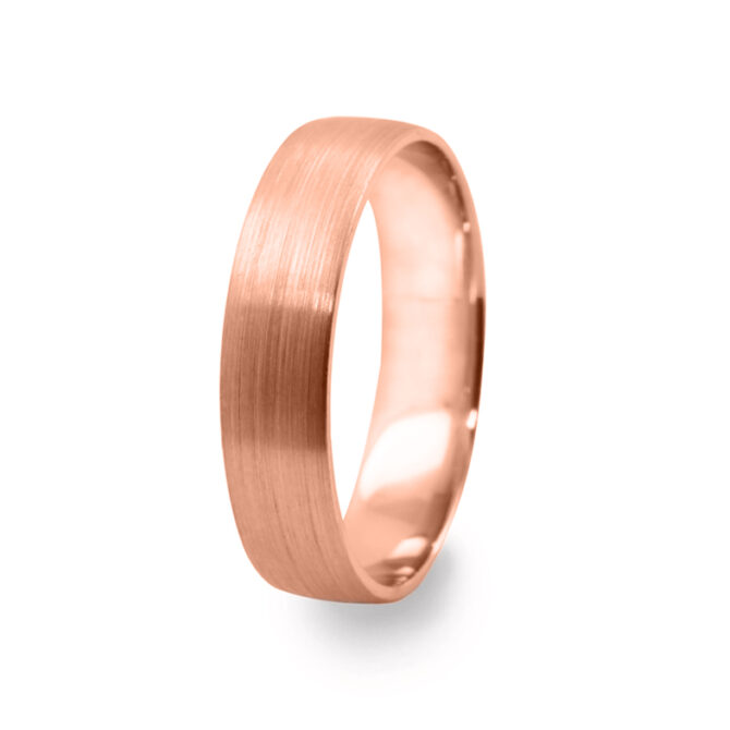 GWR2077 6mm Fully Brushed Rose Gold Ring, Dublin, Ireland