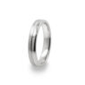 GWR2081 Gents Pattern Half Polished Platinum Palladium Wedding Ring