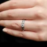 Twig Style Diamond Engagement Ring SR1029 on hand