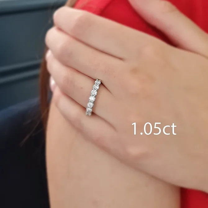 diamond rings made in Ireland et7003-1.05ct