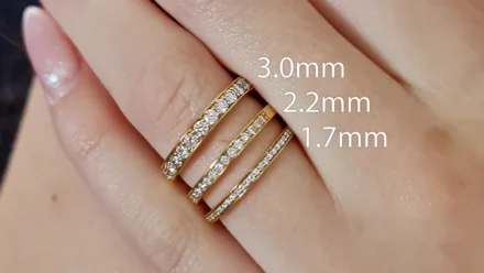 pave set diamond wedding rings Dublin on hand wr1003