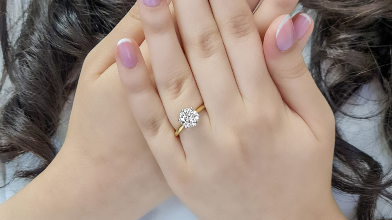 2.00ct Round Cut Diamond Bespoke Wedding Ring SR1040 (1)