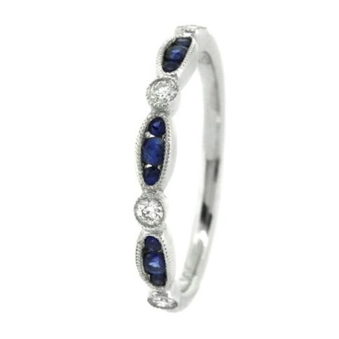 CR1029 sapphire and diamond ring Dublin image V1
