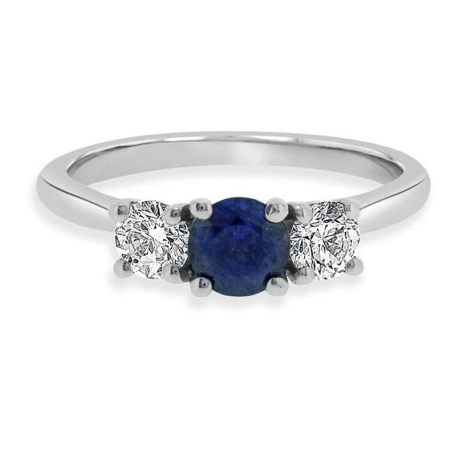 Trilogy Diamond and Sapphire Ring in Dublin jewellers CR1018-V1