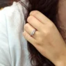Twist diamond engagement ring made on hand tr1013 from Bespoke Diamonds, Ireland