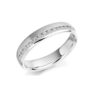 WR2038-1 offset channel set diamond wedding ring white gold