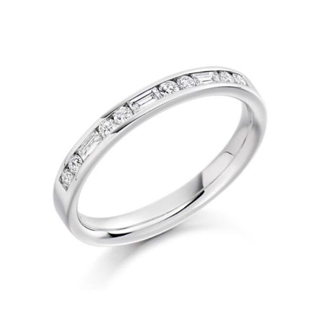 wr2118 ladies diamond wedding ring set in white gold