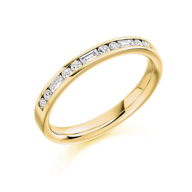 wr2118 channel set ladies diamond wedding ring
