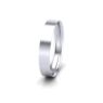 flat court white gold gents plain wedding band