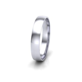 white gold modern court gents plain wedding band