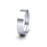 white gold flat court gents plain wedding ring