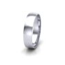 white gold modern court gents wedding band