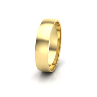 modern court yellow gold gents plain wedding ring