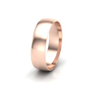 rose gold gents plain wedding ring traditional court