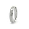 gents wedding band with matte centre