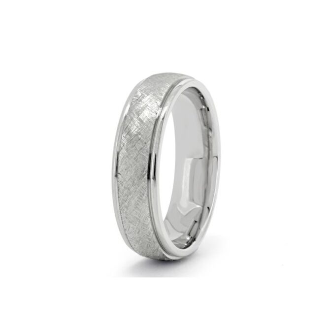 Gents ice pattern wedding ring gwr2002 in palladium in Dublin