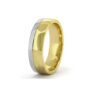 bi colour style gents wedding band
