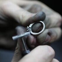 Our goldsmith at Bespoke Diamonds Jewellers in Dublin