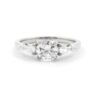 Bespoke designed multi stone diamond engagement ring