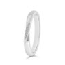 Twist diamond set wedding ring Dublin Ireland WR5028