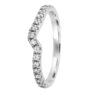 unusual curved diamond wedding ring wr5001 Dublin