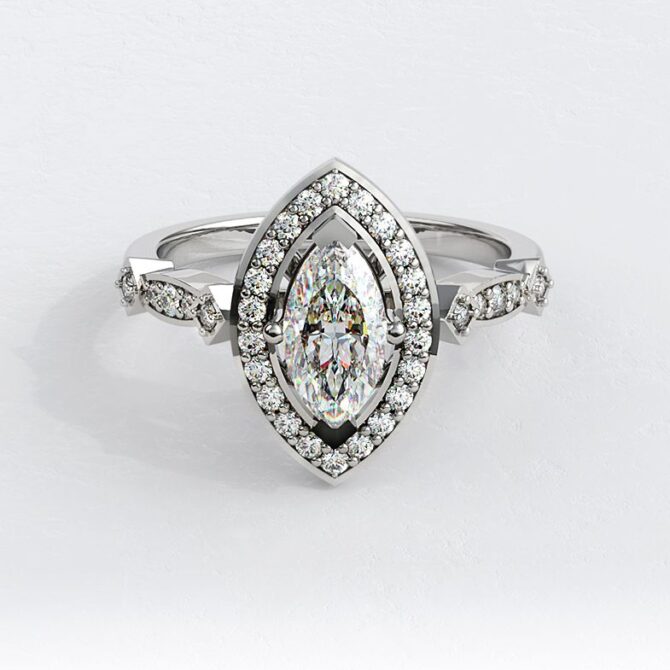 Bespoke-designed-marquise-cut-diamond-halo-engagement-ring-sb0069-image-1