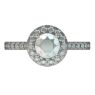 Custom Built Halo Diamond Engagemnet Ring SB0029